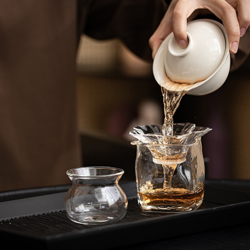 Nettle Leaf Tea - 유리 차 여과기, 지지대 받침대 포함,